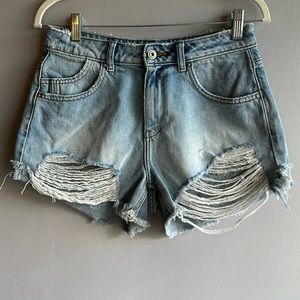 Zara high rise shorts size 4  great condition